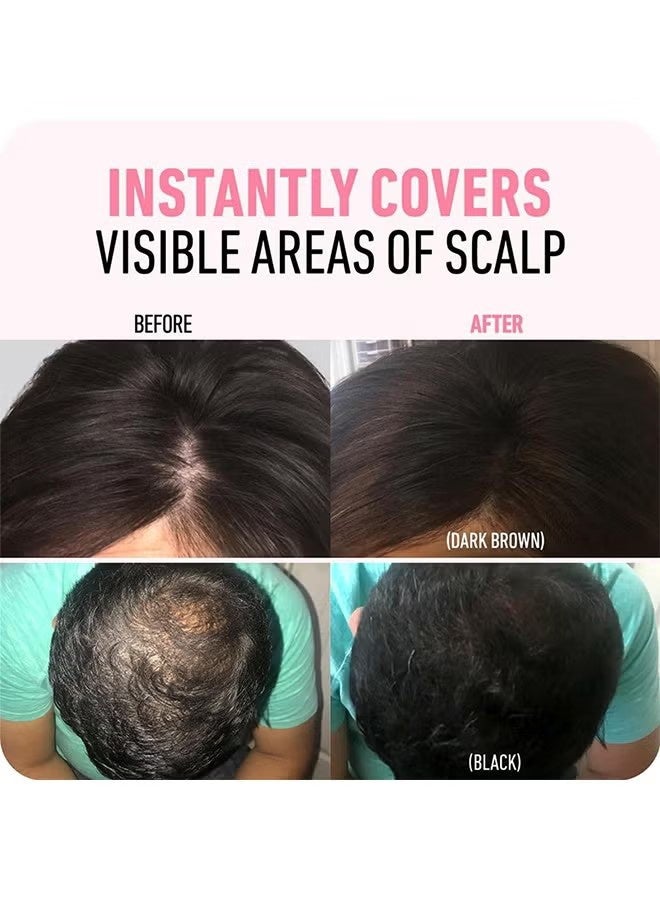 VERONNI Enhance Hairline Powder, Hairbear Hair Filler,Hairline Shadow Powder,Hairline Powder Instantly Conceals,Instant Volume&scalp Coverage For Thinning Hair,Fast & Full Care, 100% Water Sweat Resistant (#Dark Brown) - Image 4